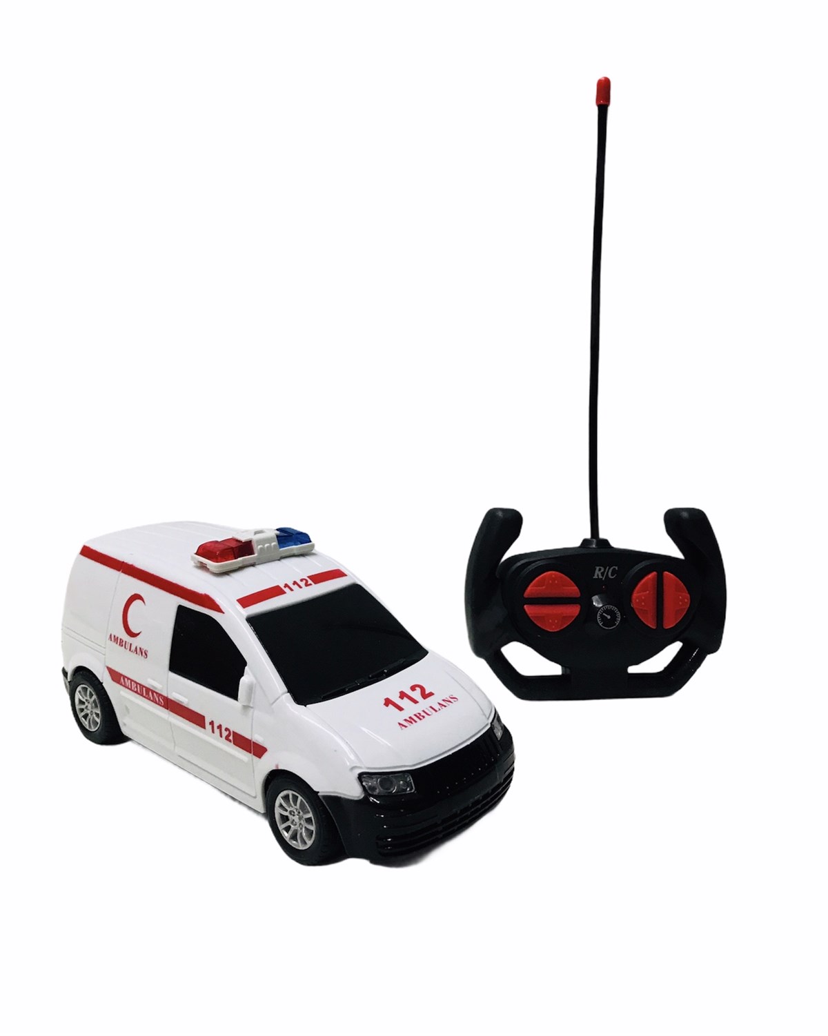 Duman Uzaktan Kumandalı Ambulans Arabası - Kaptan Oyuncak