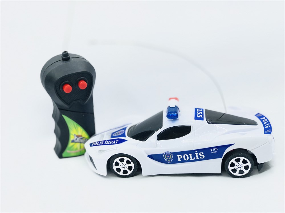 Gezgin Polis Taksi Uzaktan Kumandalı Oyuncak Araba - Kaptan Oyuncak