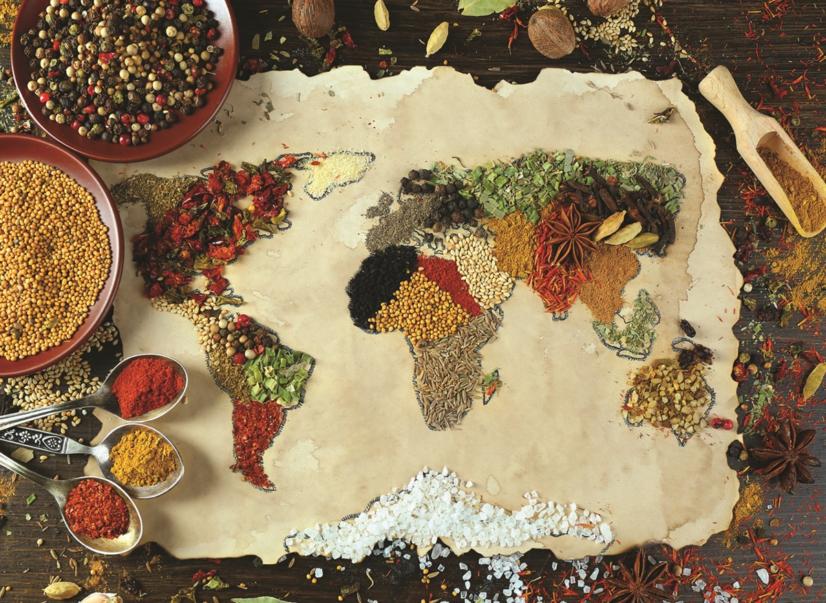 Baharatlı Dünya Haritası | Anatolian Puzzle ürünü Yetişkin Puzzle  kategorisinde sizleri bekliyor !