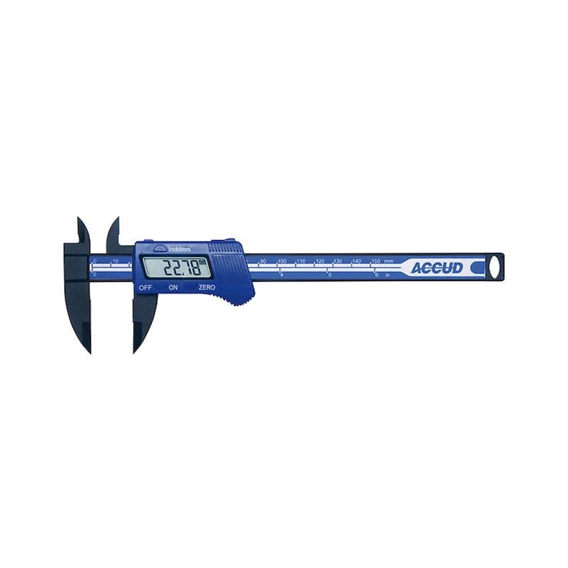 Accud 117 Serisi 0-150 mm/0-6'' Dijital Plastik Kumpas