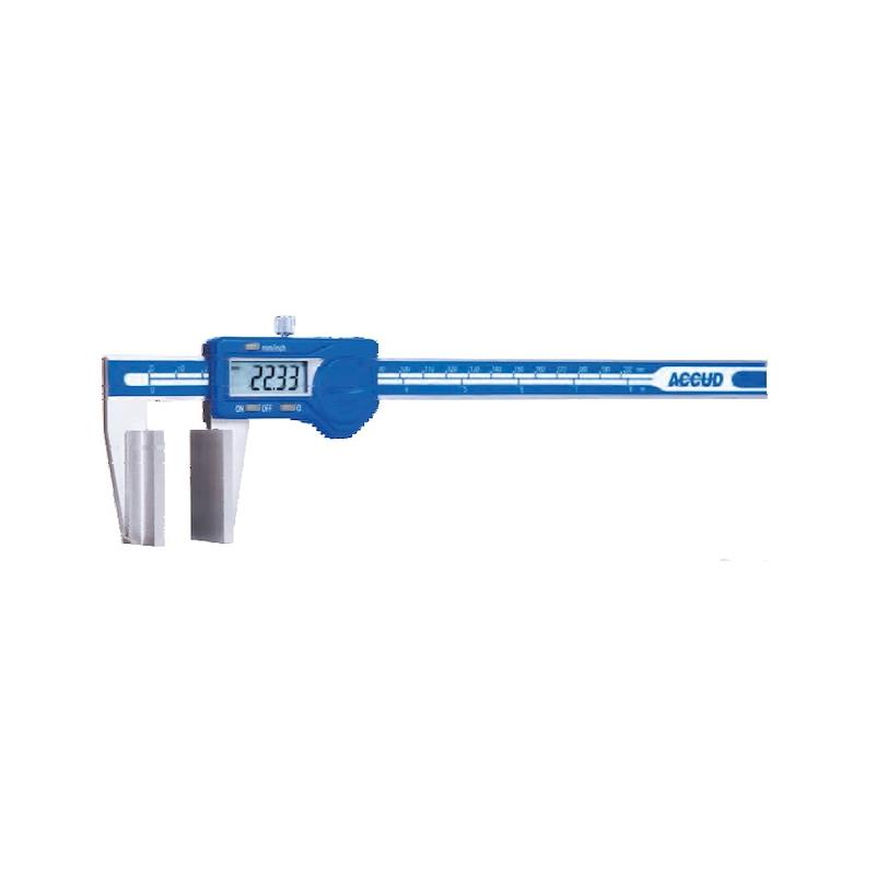 Accud 167 Serisi 0-200mm/0-8'' Dijital Geniş Ağızlı Kumpas 