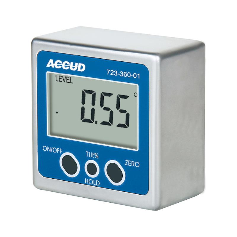 Accud 723 Serisi 0 - 360° (4x90°) Dijital Su Terazisi