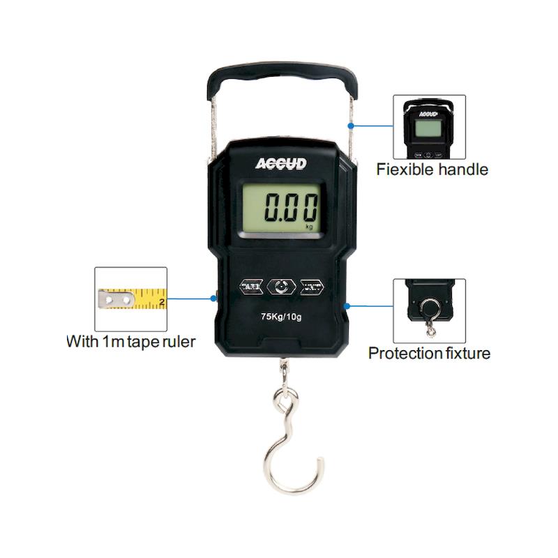 Accud PS075 0-75 kg Portatif Tartı
