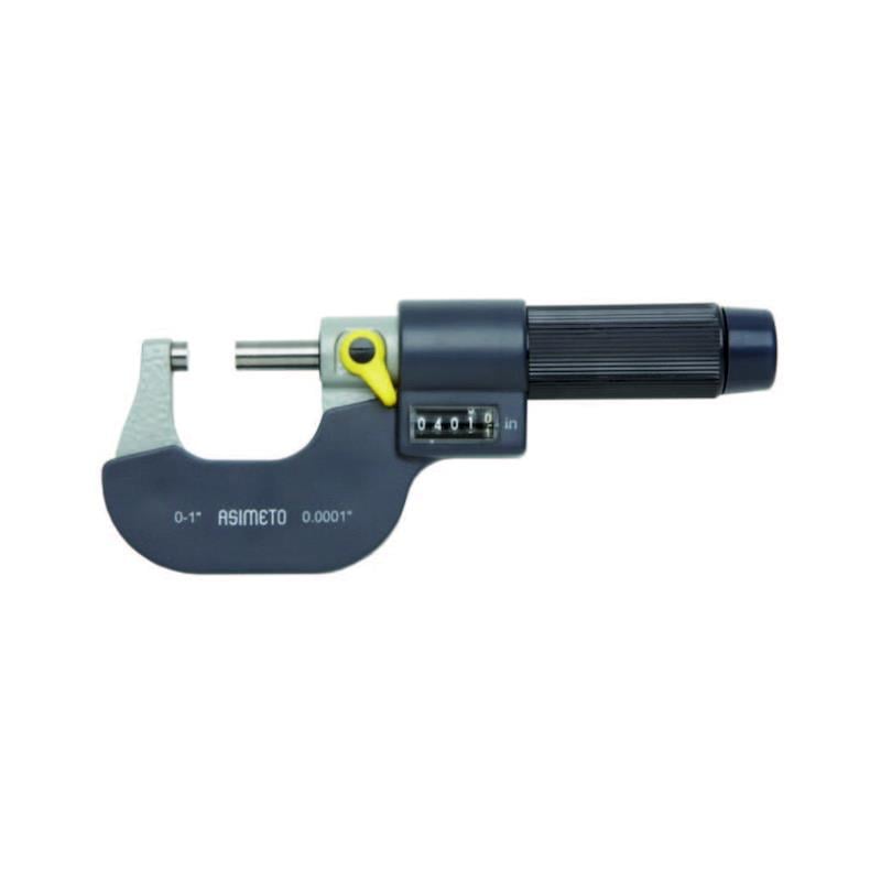 Asimeto 0-25 mm Numaratörlü Dış Çap Mikrometresi