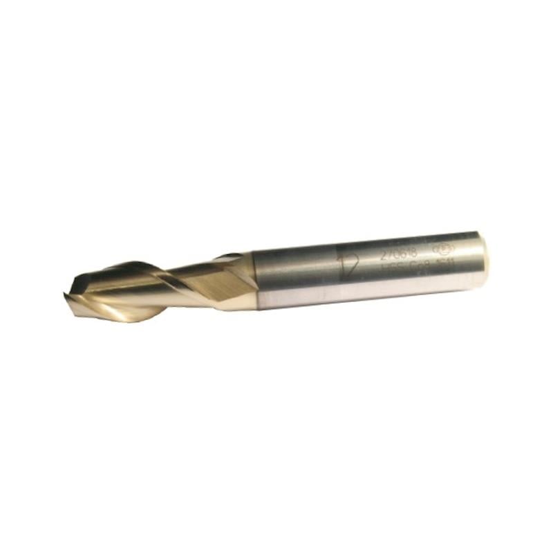 Cz tool 2 Ağızlı ZrN Kısa Delik Frezesi Din327 Alüminyum İçin