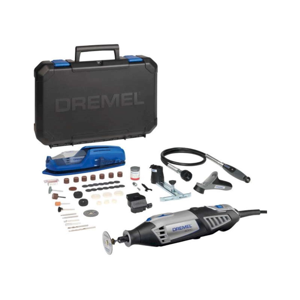 Dremel 4200 4 Bağlantı Parçası ve 75 Aksesuarlı El Motoru Sistemi