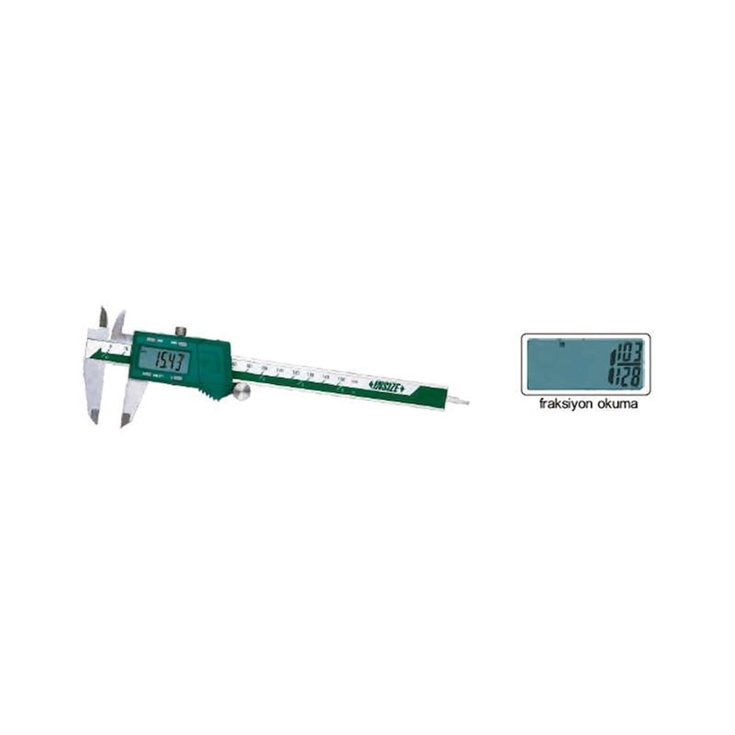 Insize 1102 Dijital Dijital Kumpas Fraksiyon Okuma