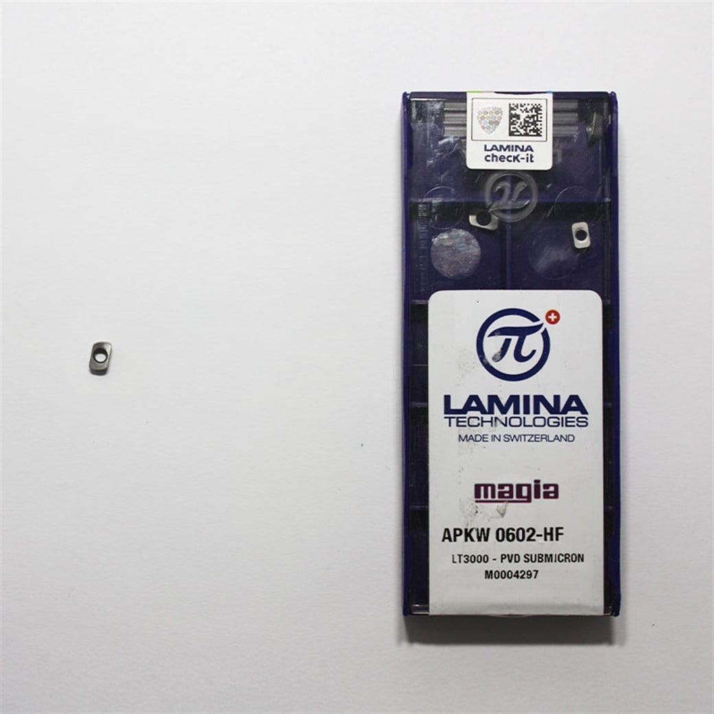 Lamina Apkw 0602 LT3000 Высокоскоростная подача Фрезерный карбидный вставка