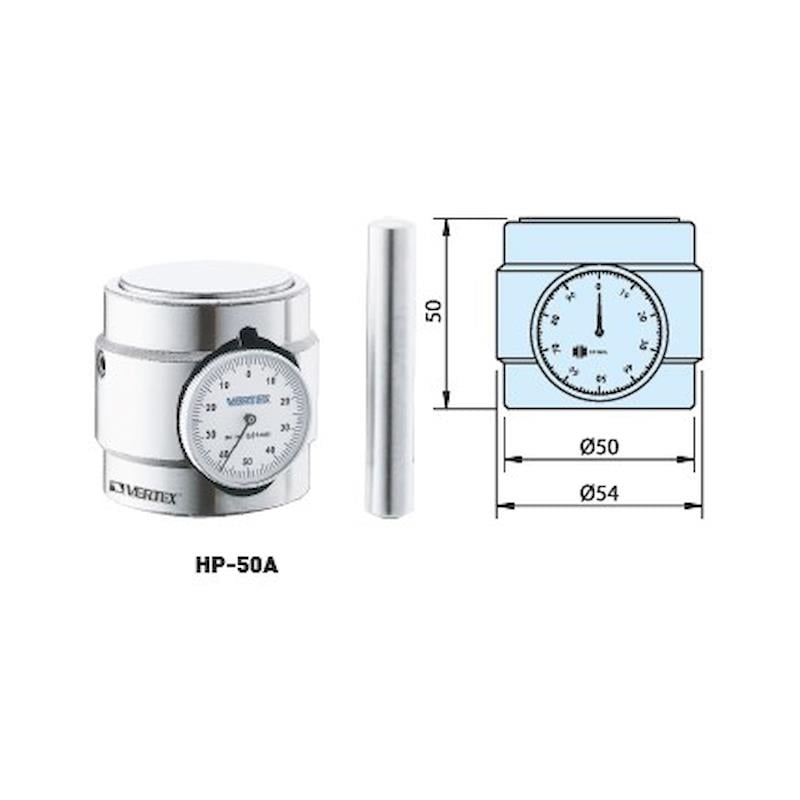 Vertex ±0,005 mm STANDART TİP Saatli Yükseklik Hizalama 