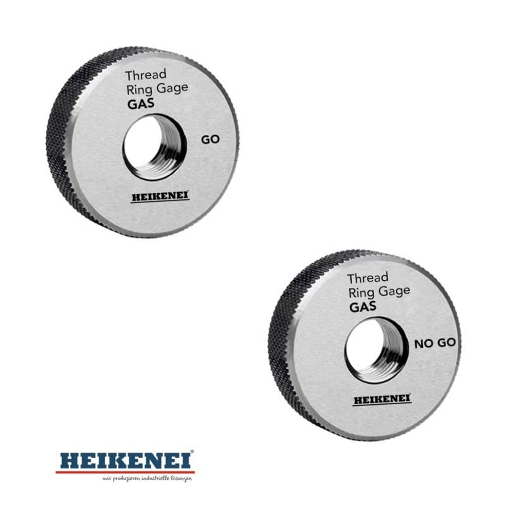 Heikenei G5/8''x14 Набор кольцевых резьбовых калибров 2A  Резьбовой кольцевой измеритель Проходной/Непроходной