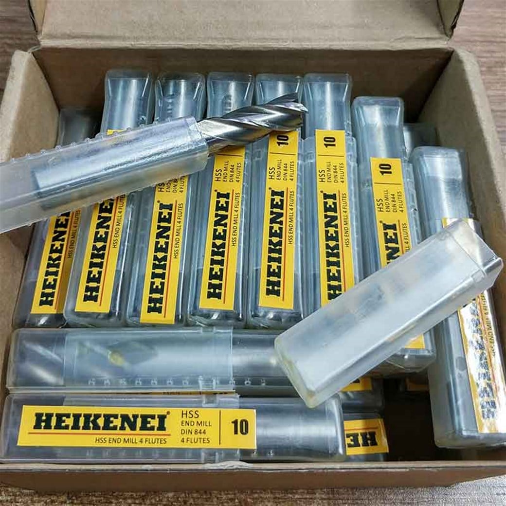 Heikenei 20,0 мм HSS Фреза Taşlanmış 4 флейта 20,0x38,0x104,0