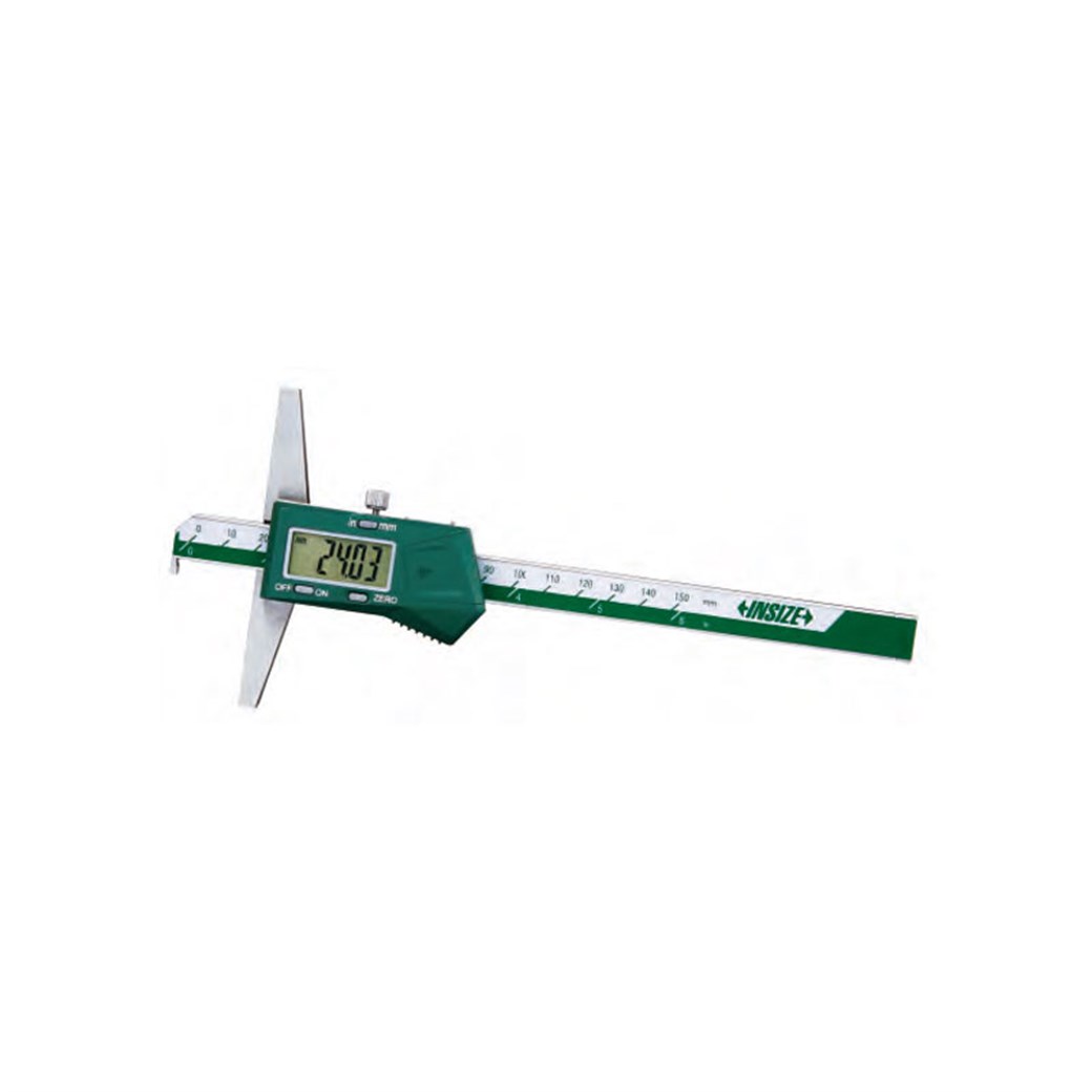 Insize 1142-300A 0-300 мм/0-12'' Цифровой Цифровой глубиномер с крючком Выход данных