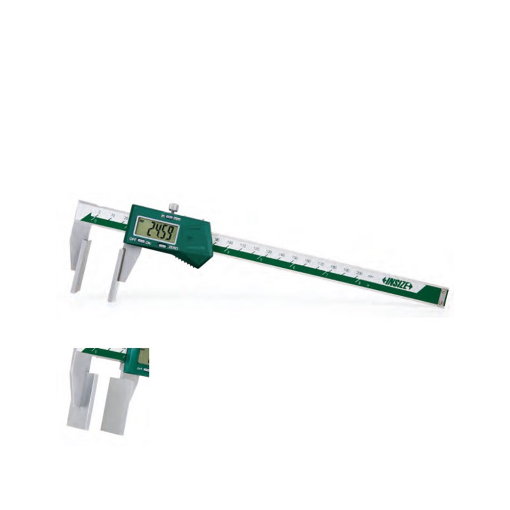 Insize 1172-200 0-200 мм/0-8'' Цифровой Цифровой штангенциркуль с большими измерительными поверхностями Выход данных