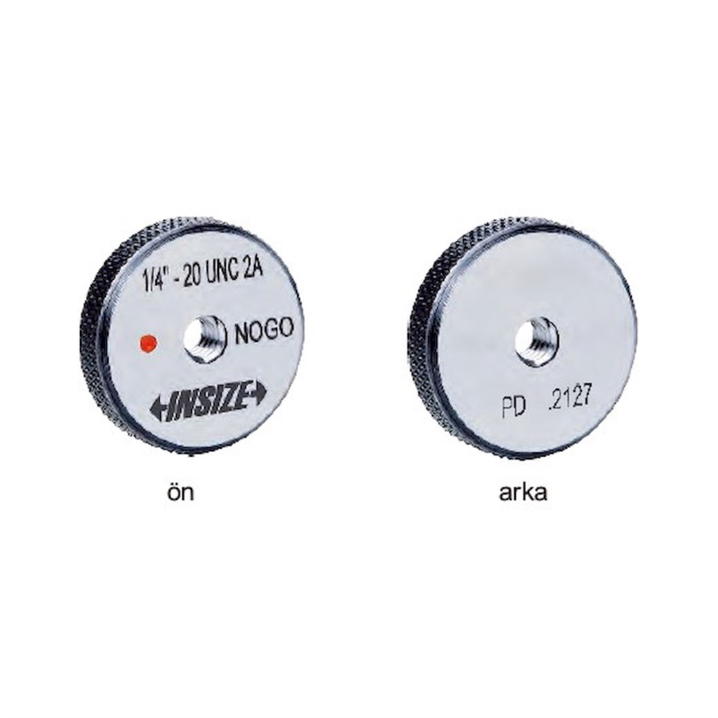 Insize 4121-1G1N UNC 1 1/4'' 1 1/4''x7  2A Кольцевой калибр для резьбы UNC ''Не проходит''