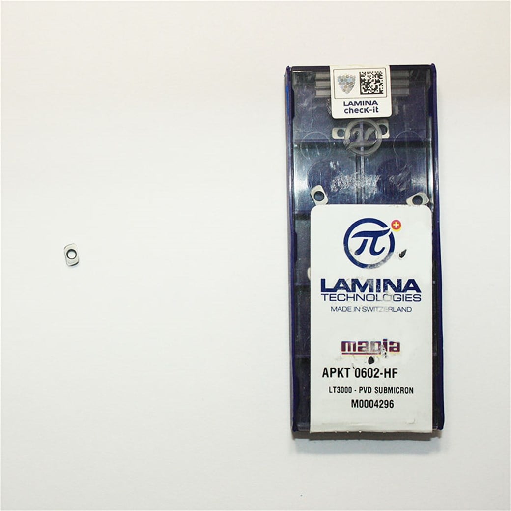 Lamina Apkt 0602 LT3000 Твердосплавная пластина для фрезерования с высокой подачей