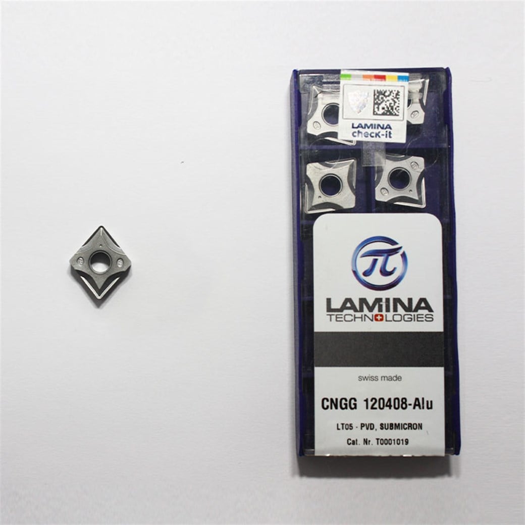 Lamina Cngg 120408 LT05 арбидная пластина для точения алюминия