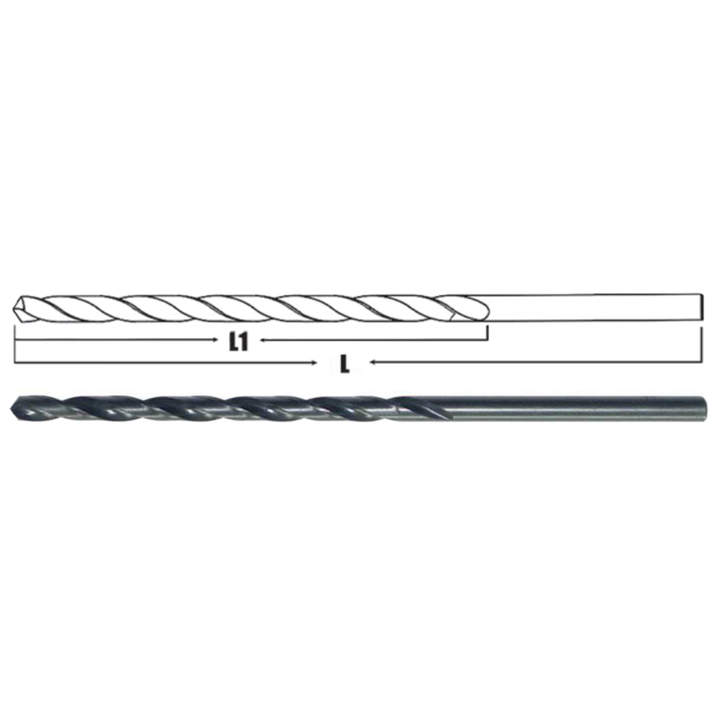 Maier Silindirik Matkap Ucu HSS Uzun DIN 340 6.1X148
