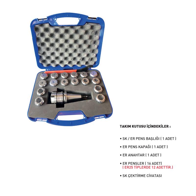 Temak ER Tip SK Pens Takımları Din6499-B