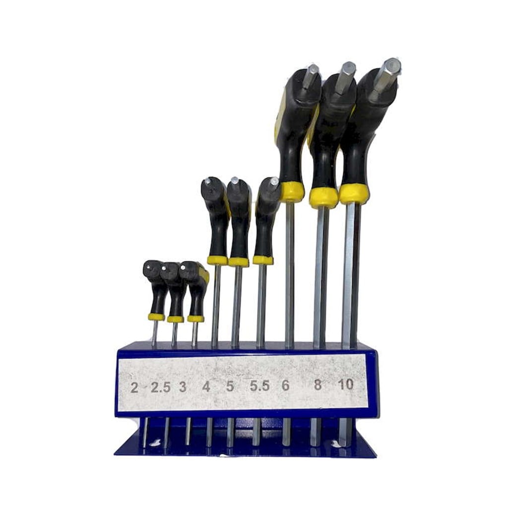 Topart Шариковый наконечник Набор шестигранных ключей с Т-образной ручкой