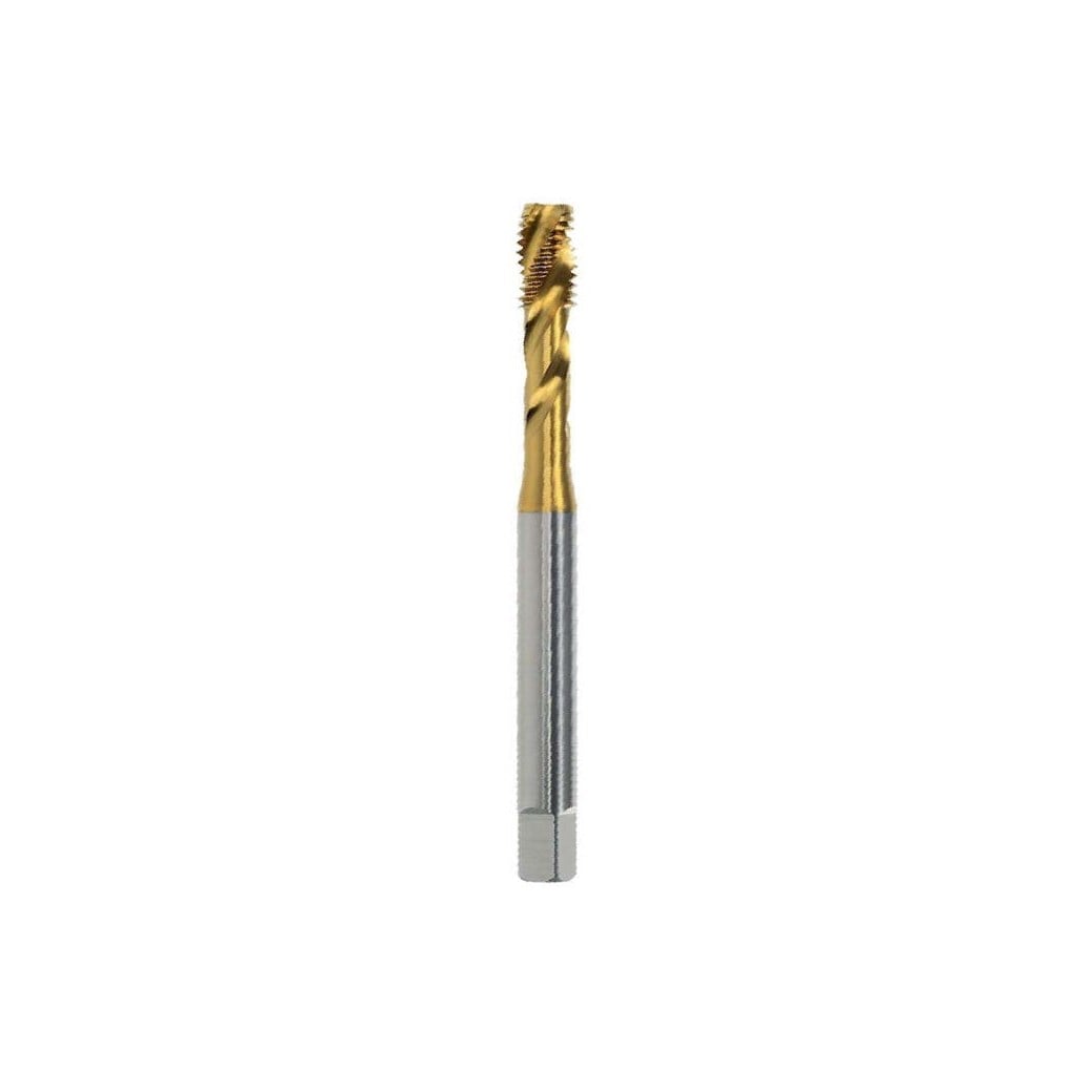 Völkel M10x1,5 Helical Grooved Tin Coated Metric Machine Tap Form C HSS-E 6H Din371