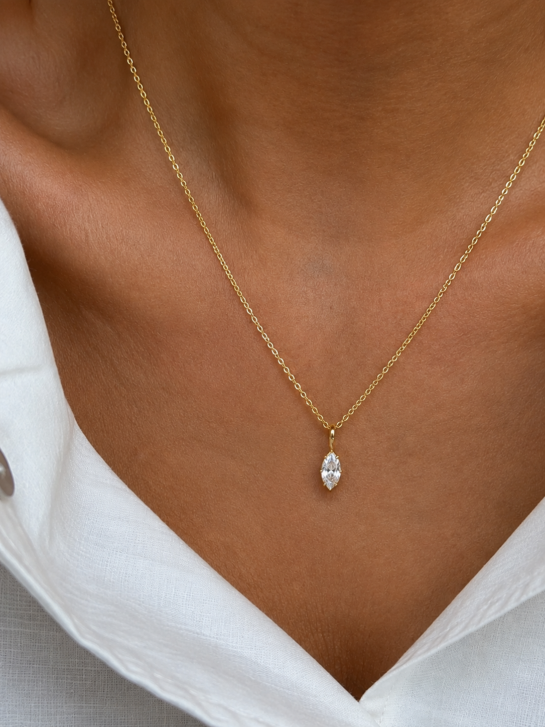 Markiz Kesim Tektaş Kolye