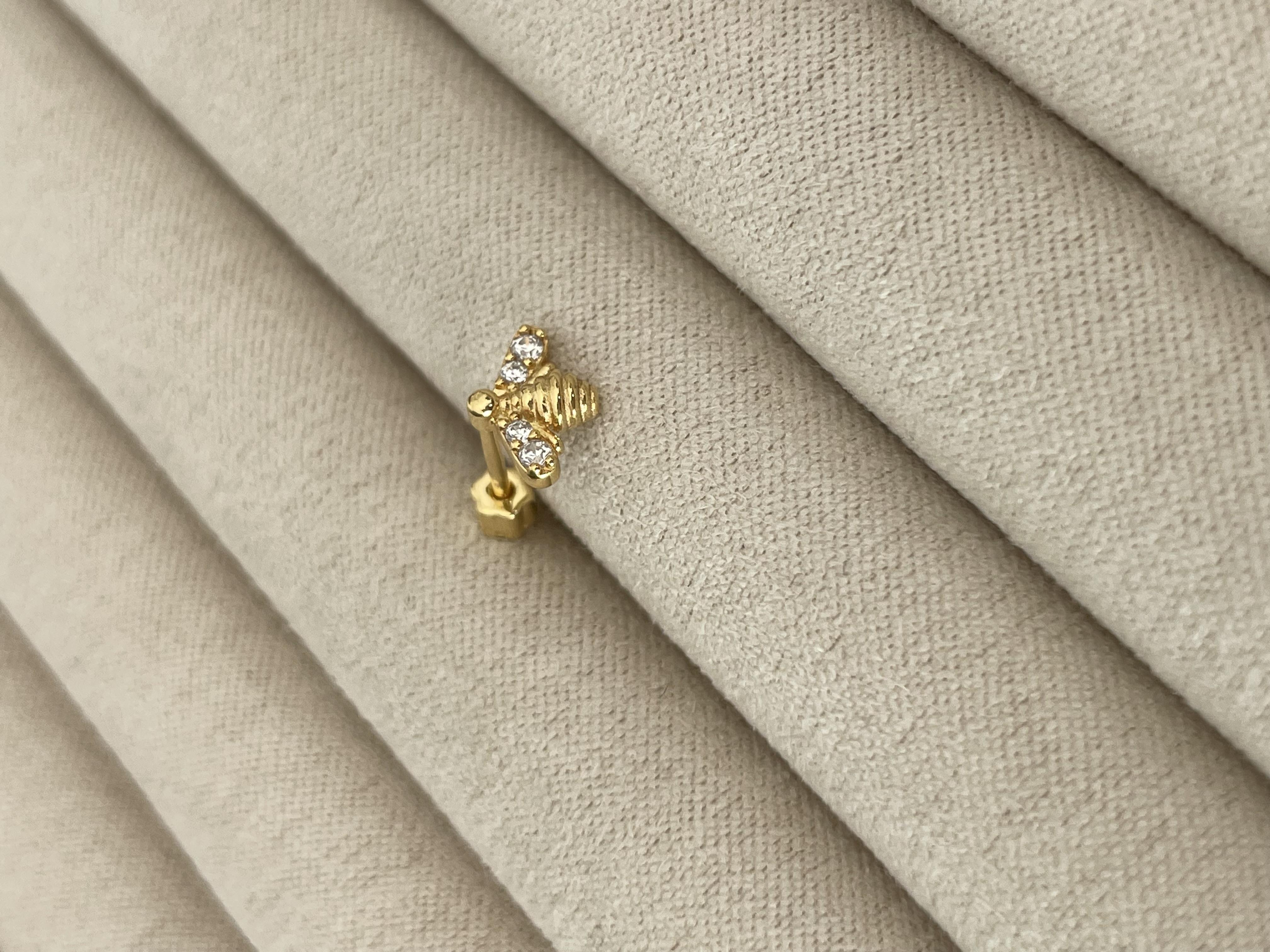Taşlı Arı Piercing