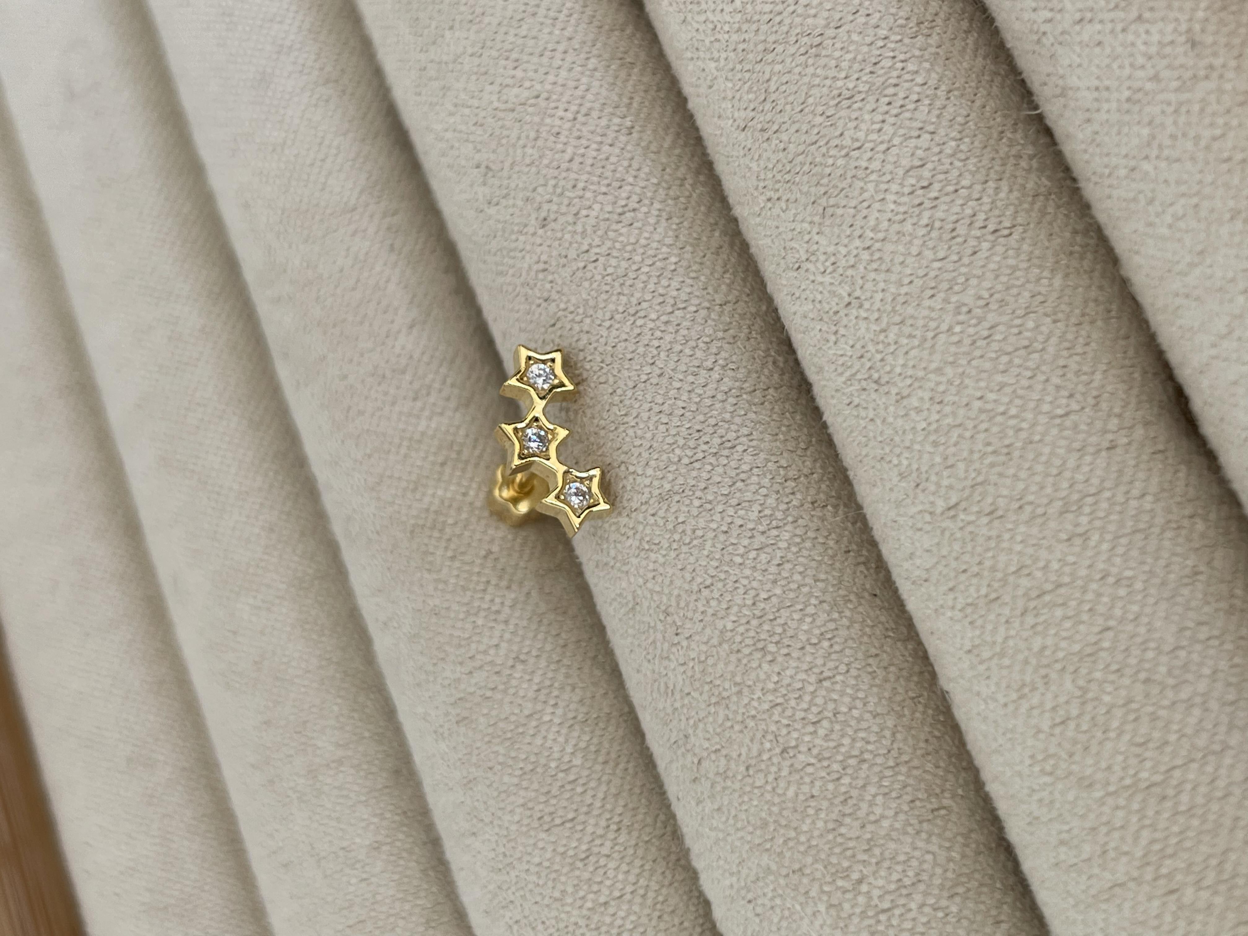 Üç Yıldızlı Piercing