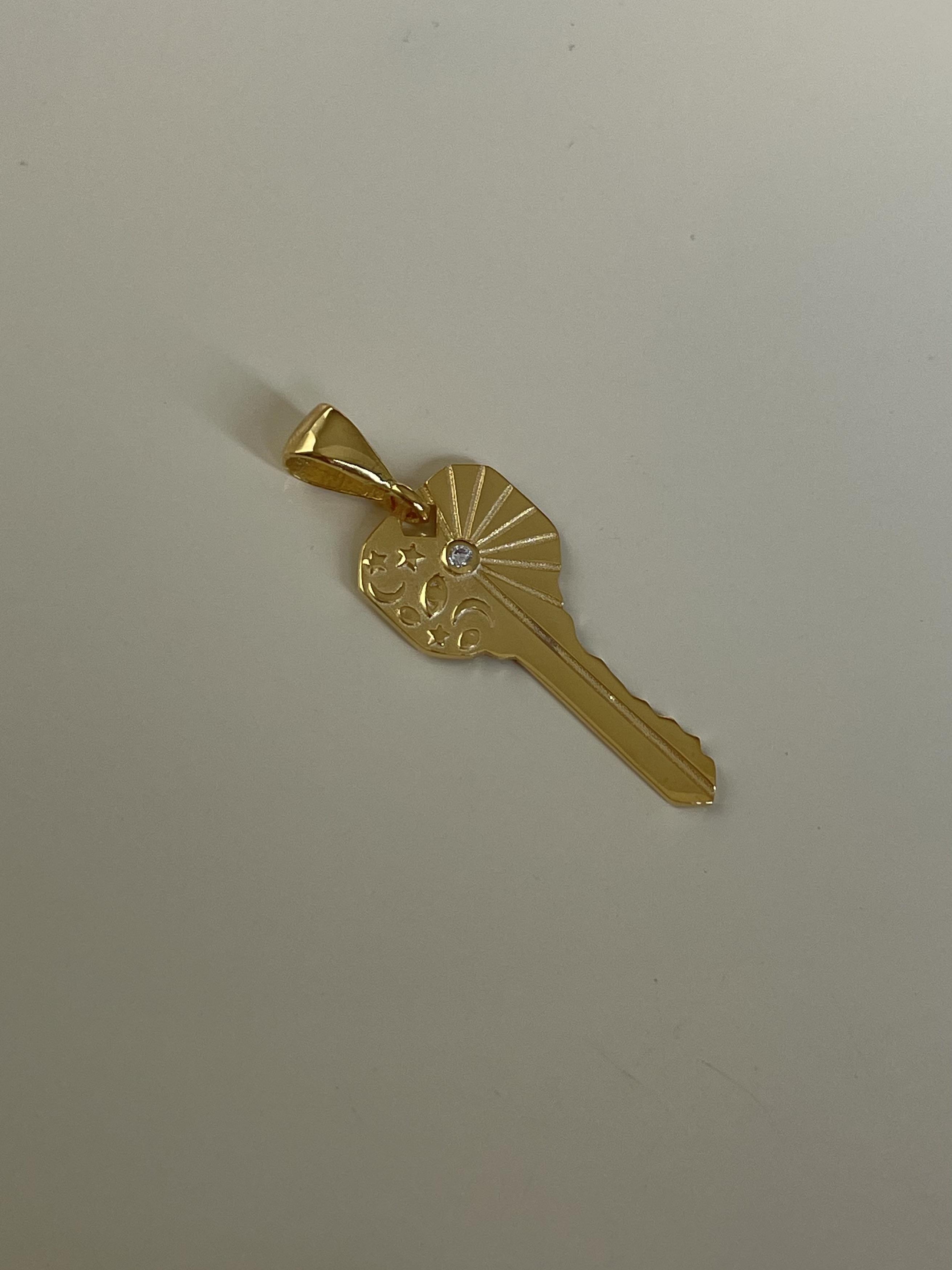 Vintage Anahtar Kolye Ucu