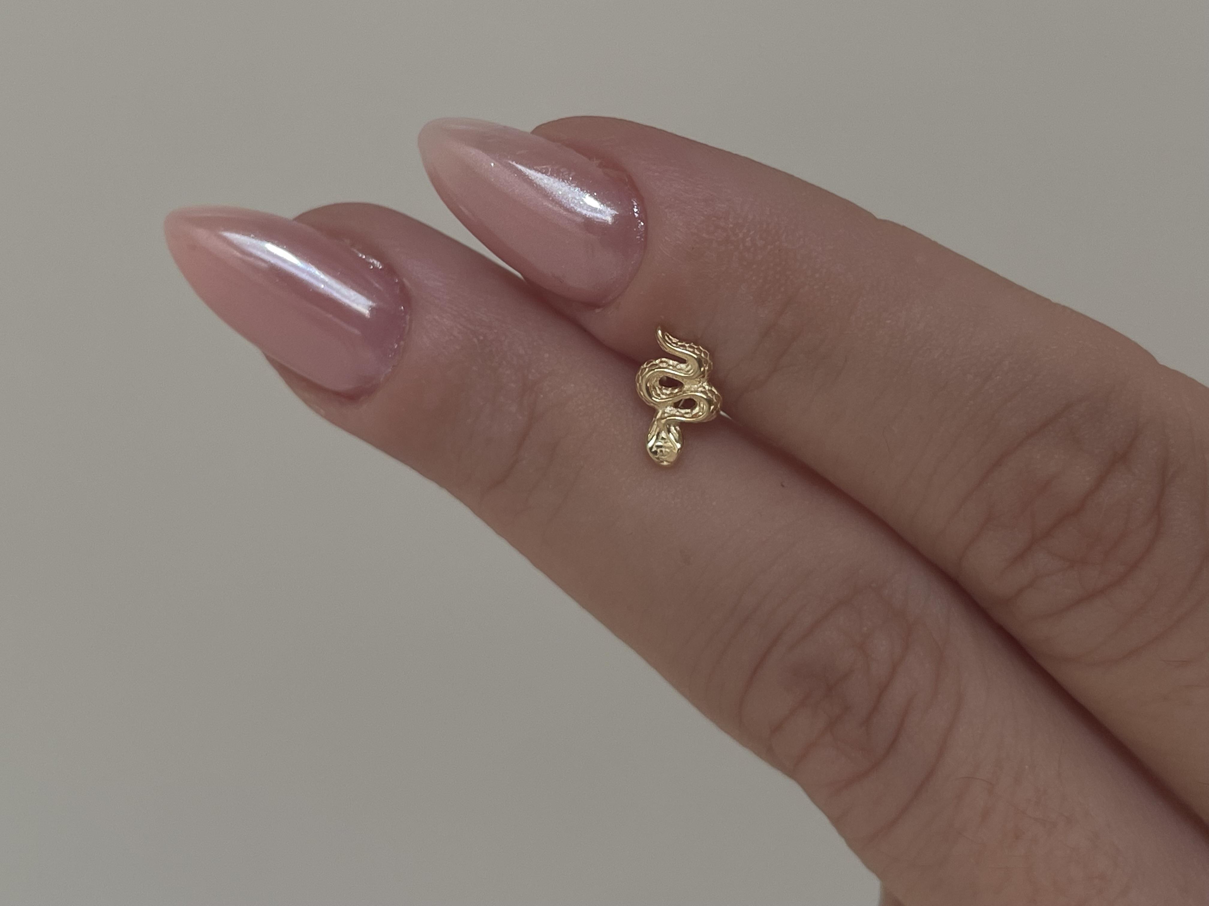  Vintage Yılan Piercing