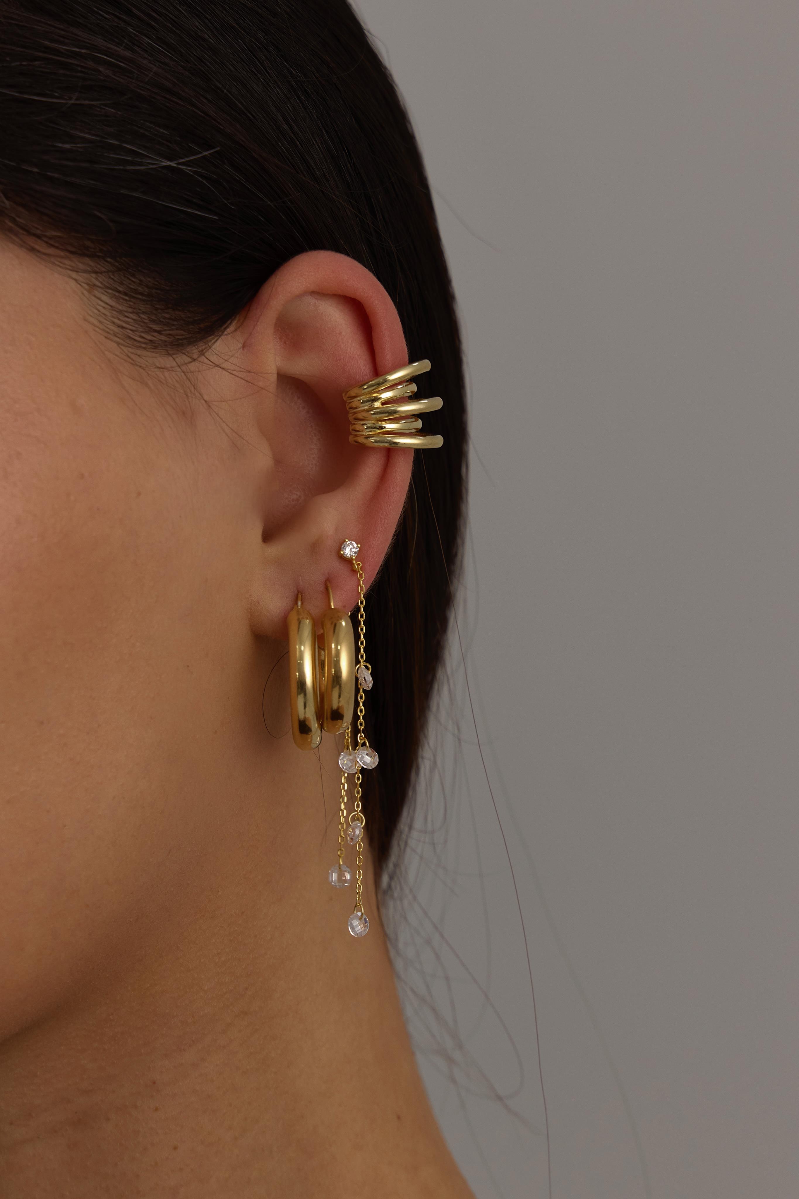 5 Halkalı Earcuff