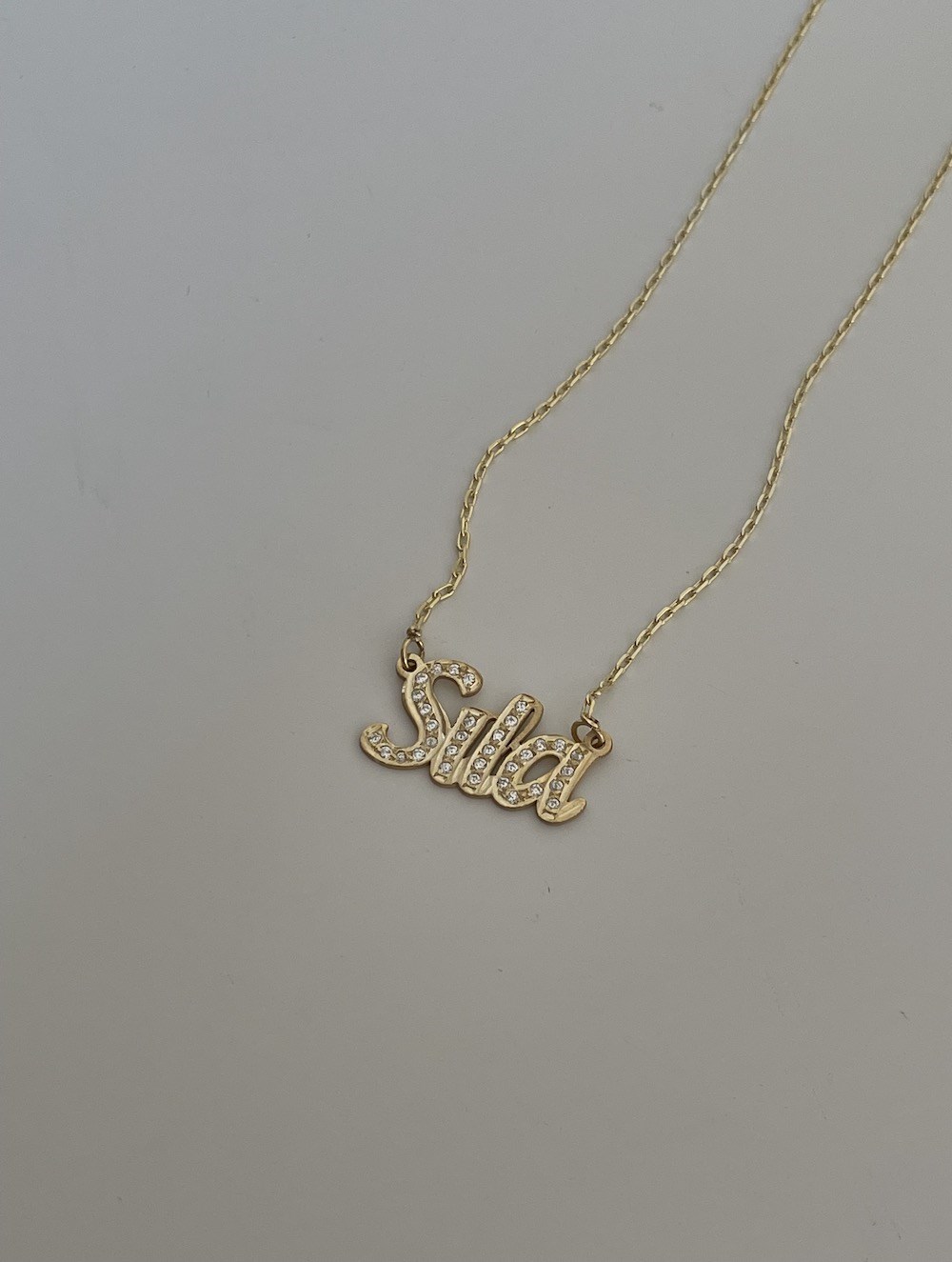 Full Taşlı Kelime Kolye