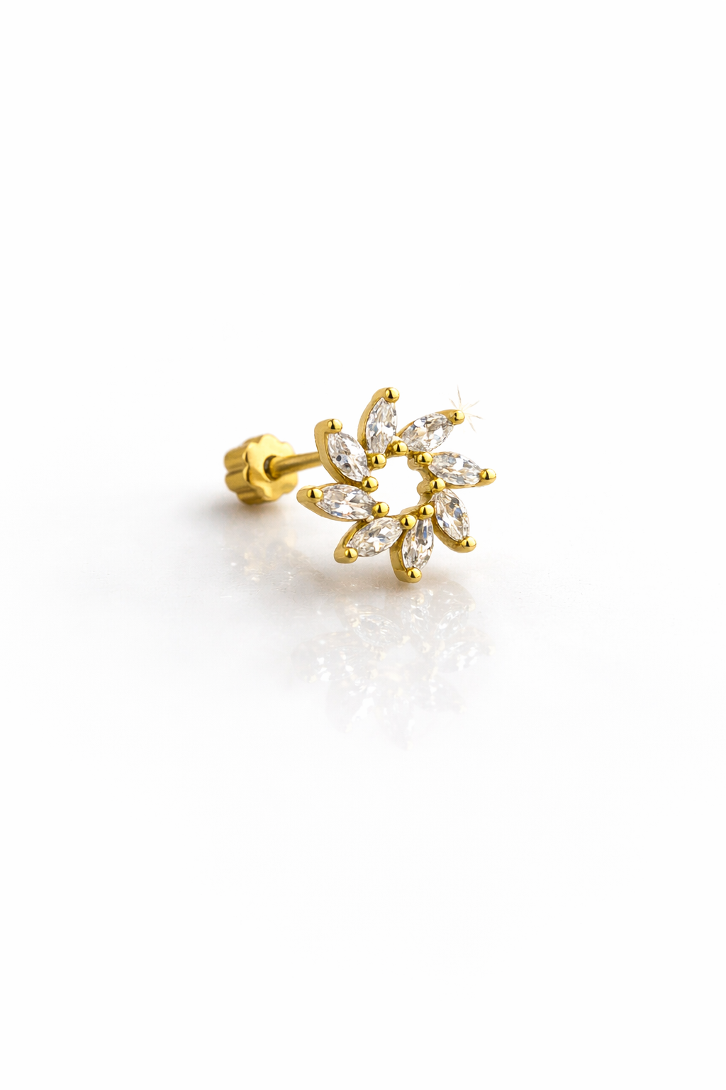 Kıvrımlı Halka Piercing