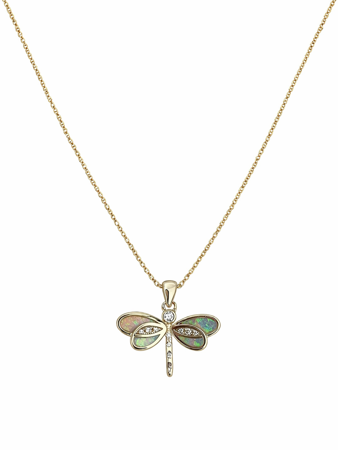 Opal Taşlı Yusufçuk Kolye