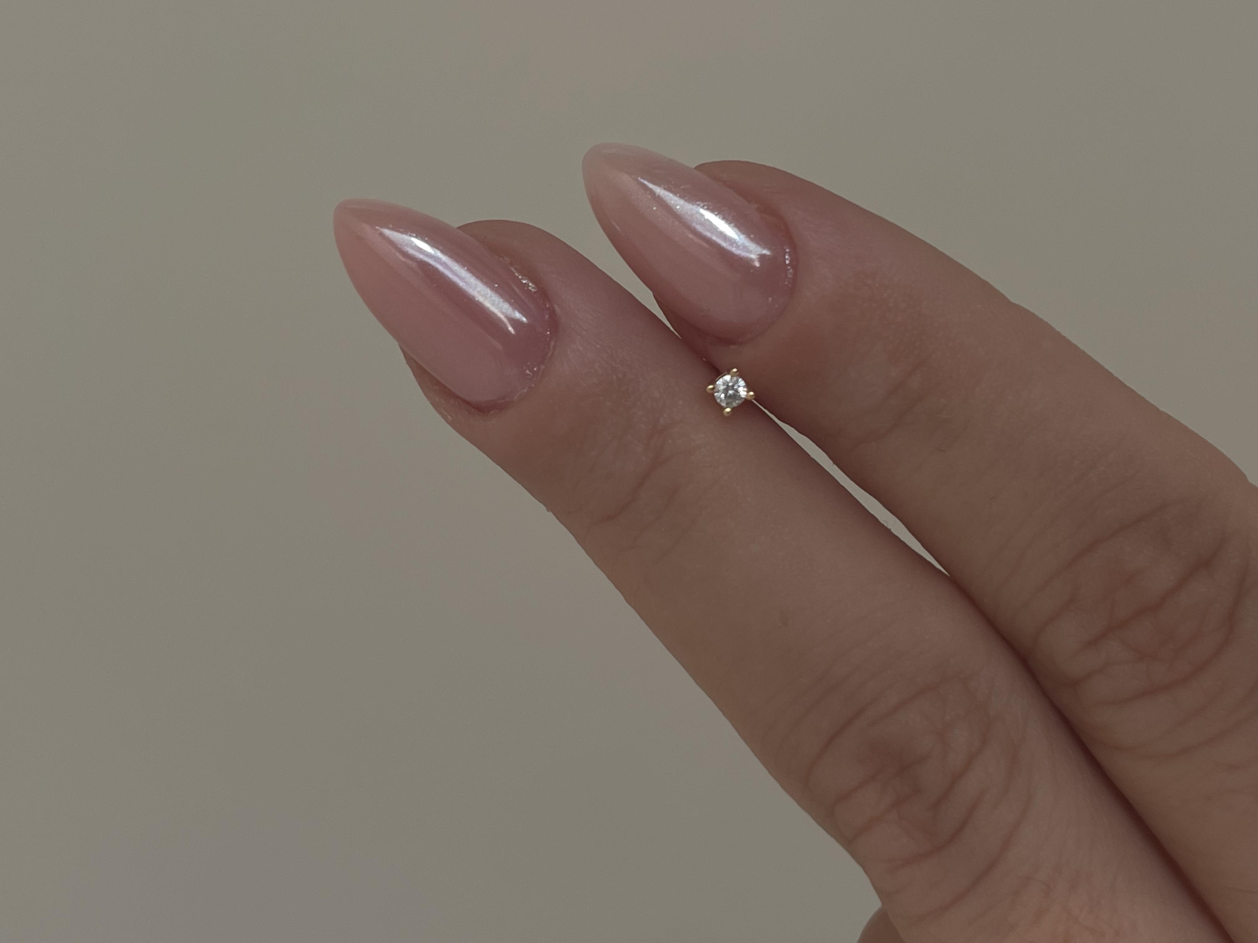 Tek Taşlı Piercing