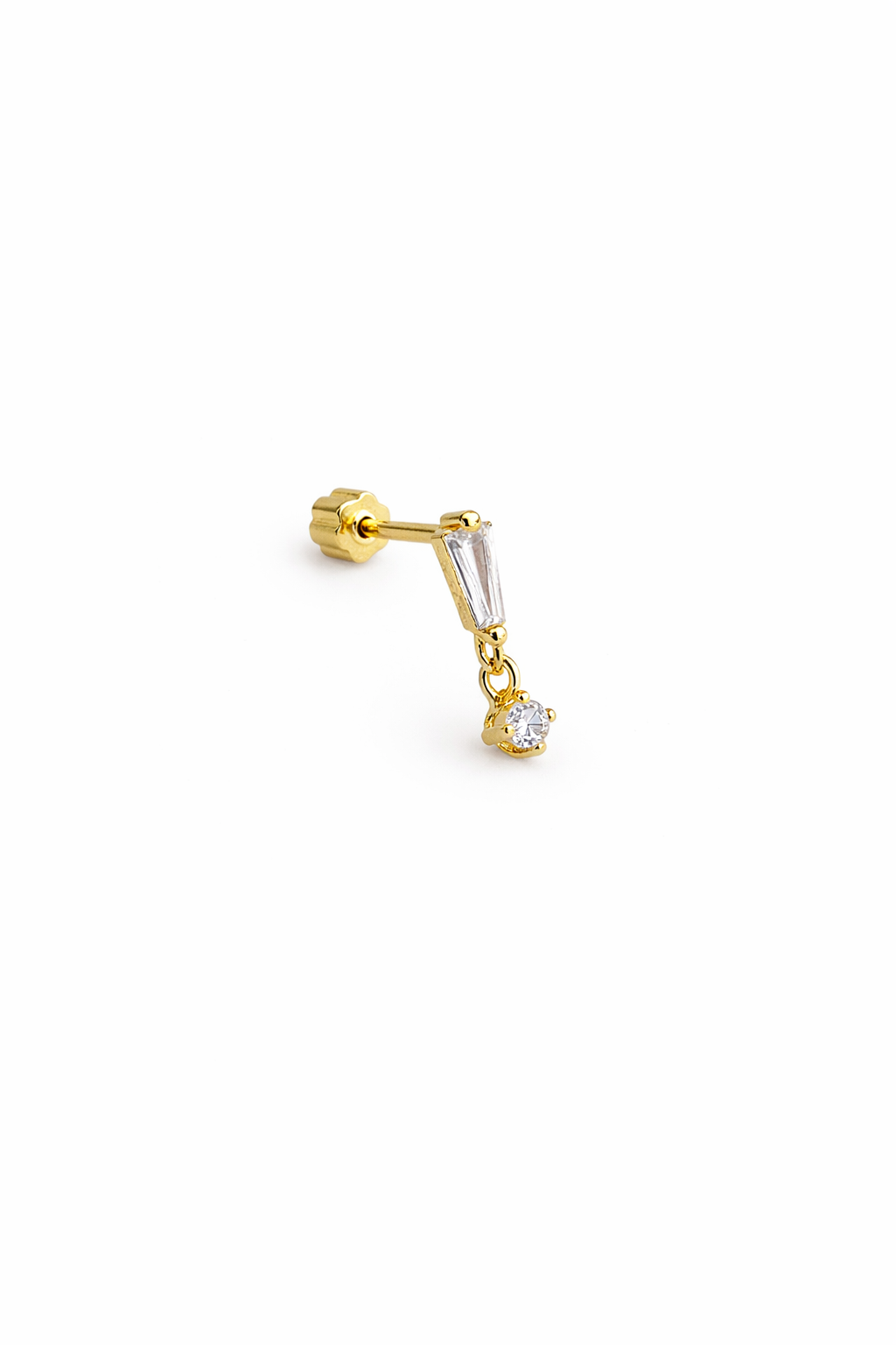 Ucu Tektaş Sallantılı Baget Piercing
