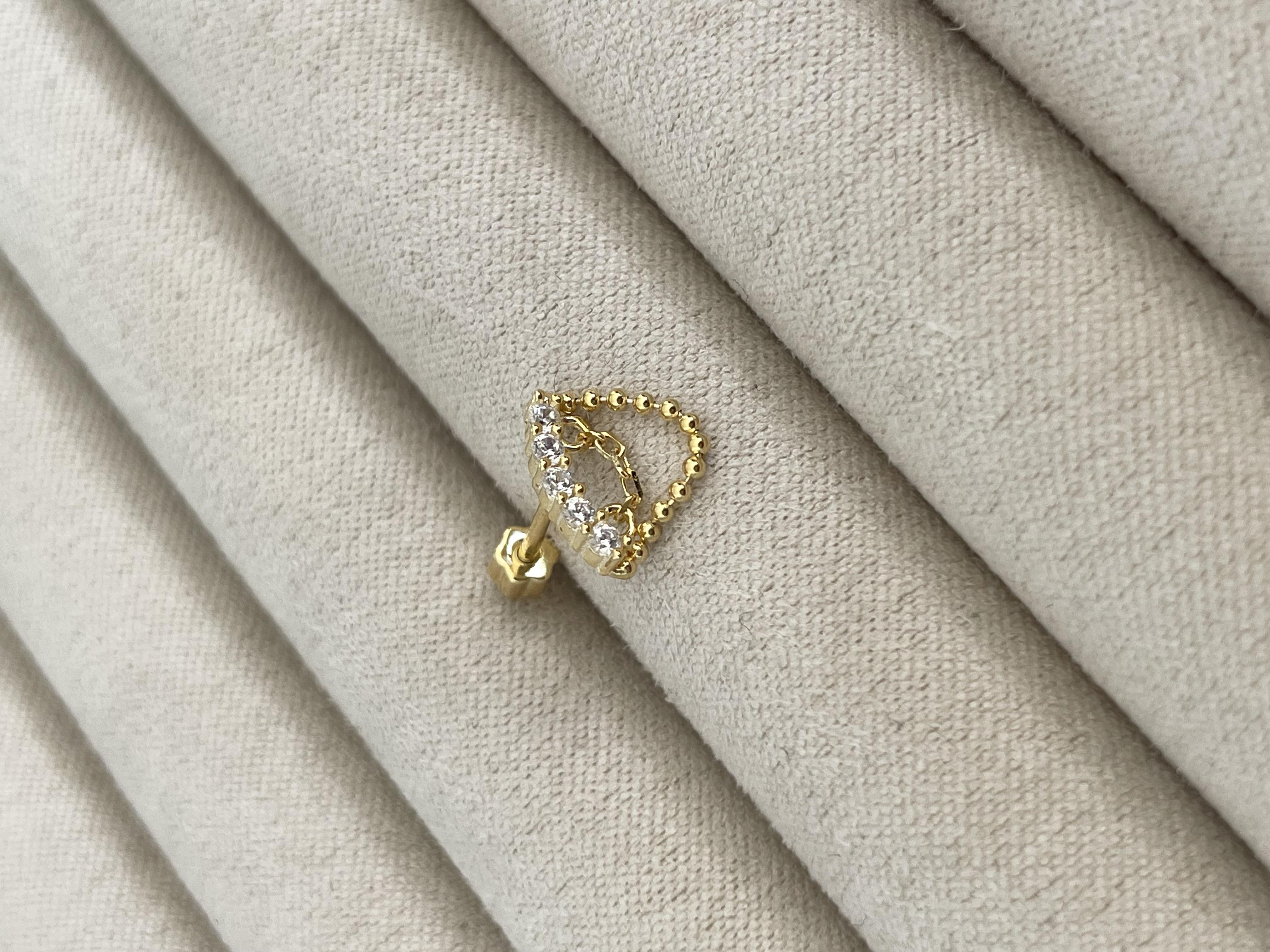 Zincir Top Sallantılı Piercing