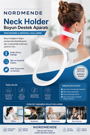 Neck Holder Boyun Destek Aparatı Ergonomik & Medikal Kullanım