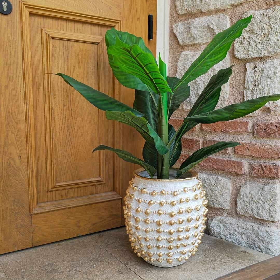 Halat Dekorlu Vazo&Saksı