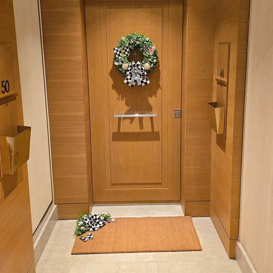 Mackenzie Childs Kurdeleli Model 1 Kapı Süsü Büyük Boy Paspas Set 6