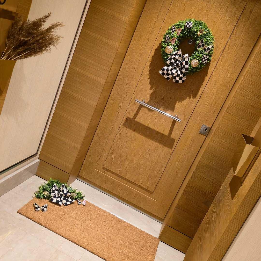 Mackenzie Childs Kurdeleli Model 2 Kapı Süsü Büyük Boy Paspas Set 8