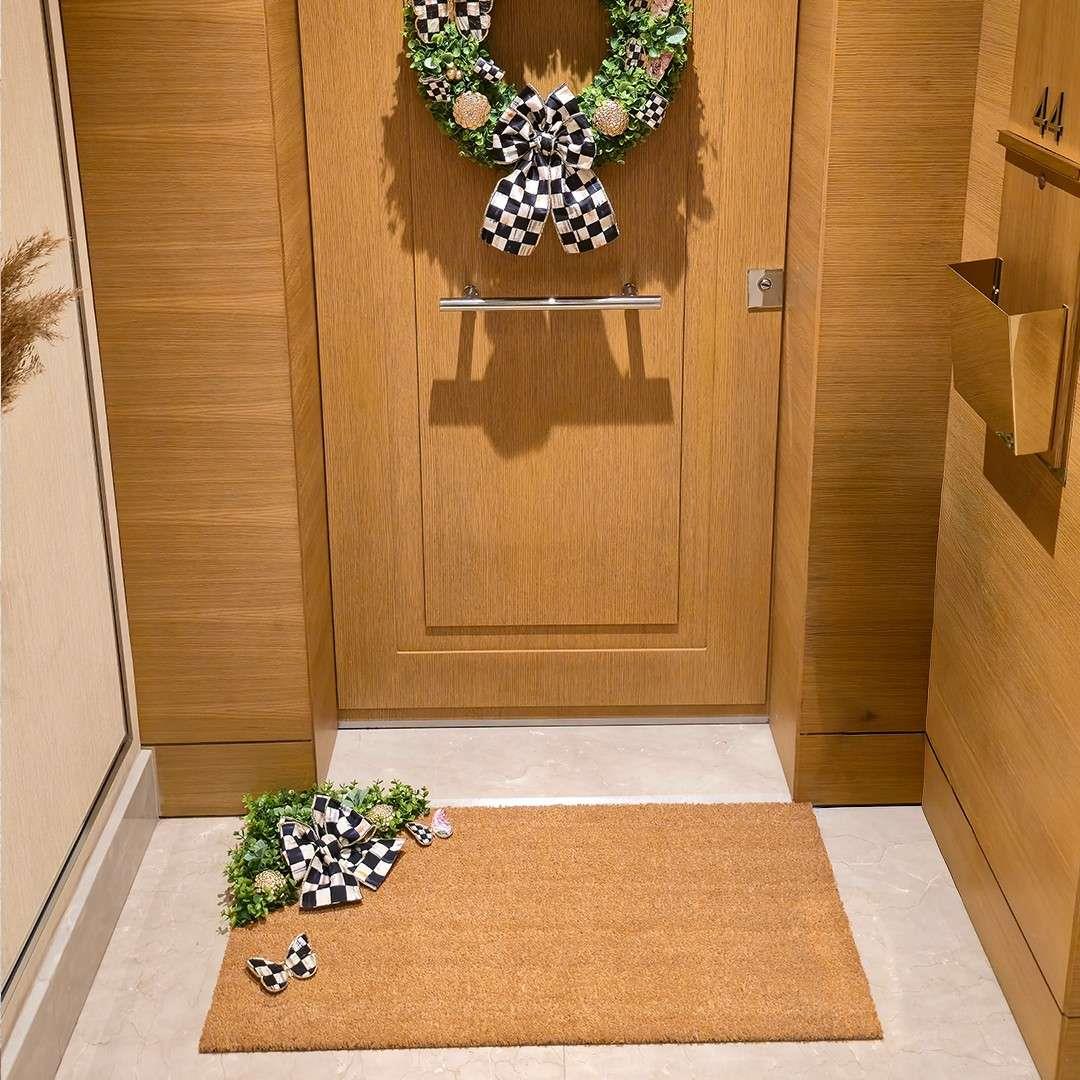 Mackenzie Childs Kurdeleli Model 5 Kapı Süsü Orta Boy Paspas Set 13