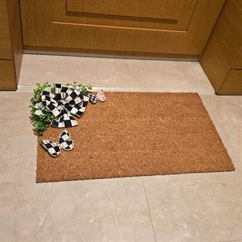 Özel Tasarım Kelebek Objeli Mackenzie-Childs Kurdeleli Paspas Küçük Boy Model 1