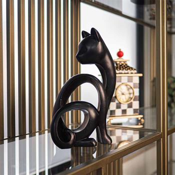 Soyut Kedi Biblo Siyah