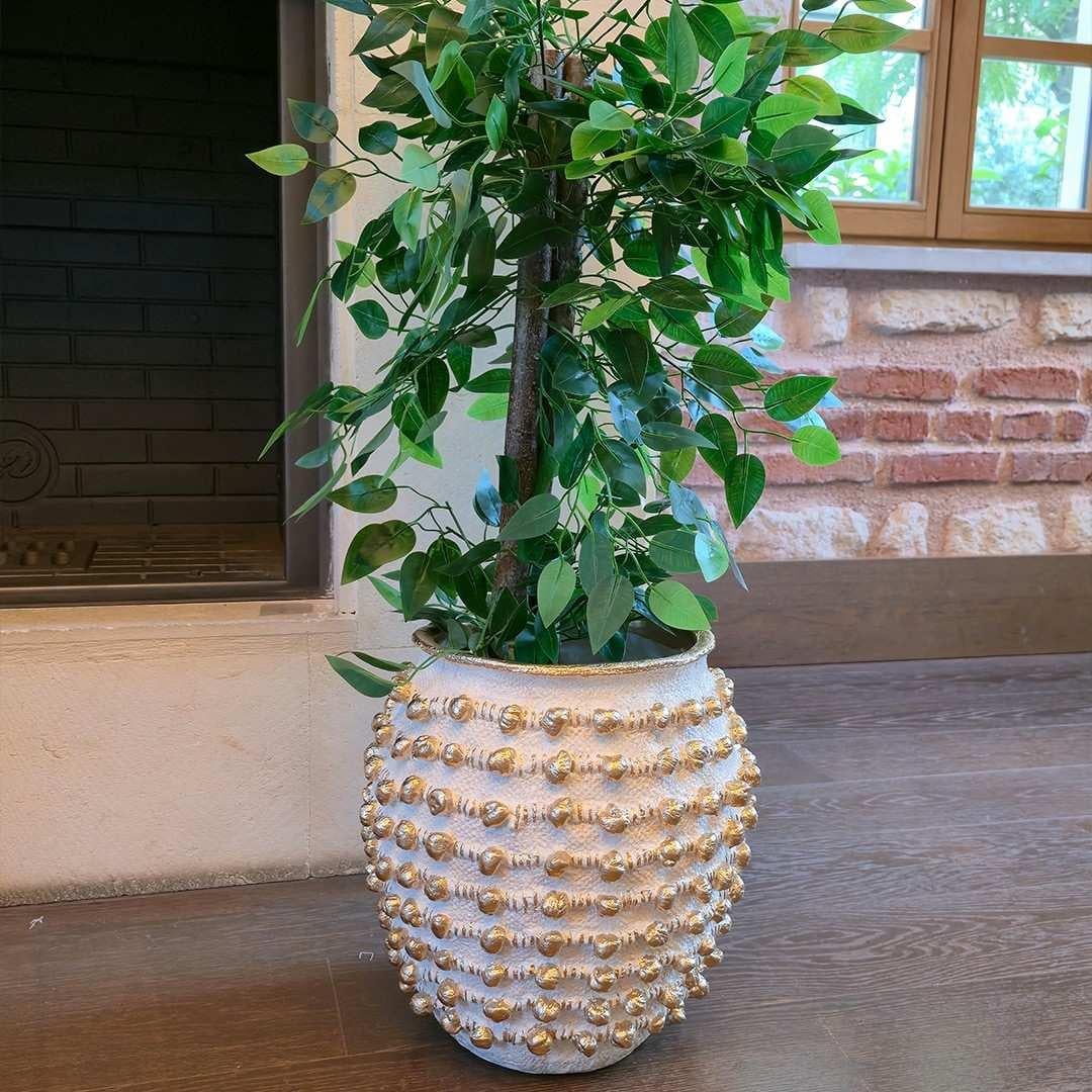 Halat Dekorlu Vazo&Saksı