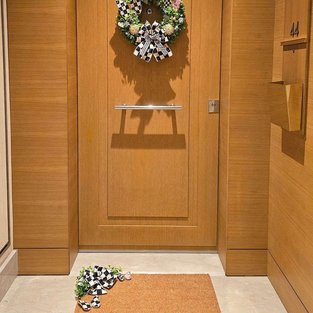 Mackenzie Childs Kurdeleli Model 1 Kapı Süsü Küçük Boy Paspas Set 5