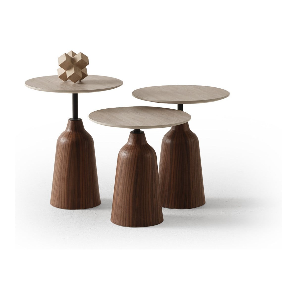 Mono Concept 1501 Zigon sehpa takımı - walnut | Star Home MobilyaSehpa ModelleriMono ConceptMono ConceptMono Concept 1501 Zigon sehpa takımı - walnut