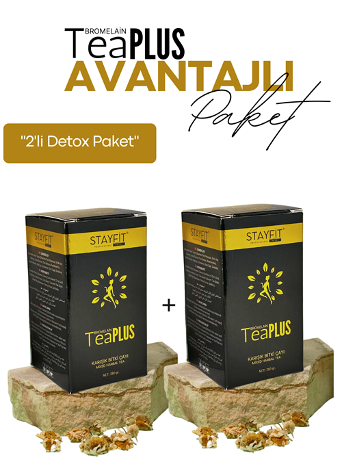 90 Günlük Bromelain Ekstreli Detox Tea 560 gr