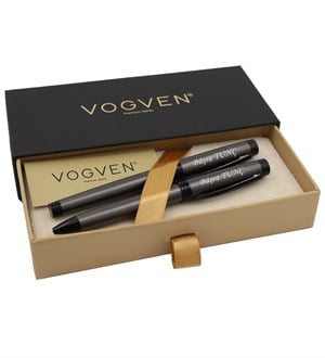 Vogven Marka İsme Özel Exclusive Roller ve Tükenmez Kalem Seti - Renk Seçenekli