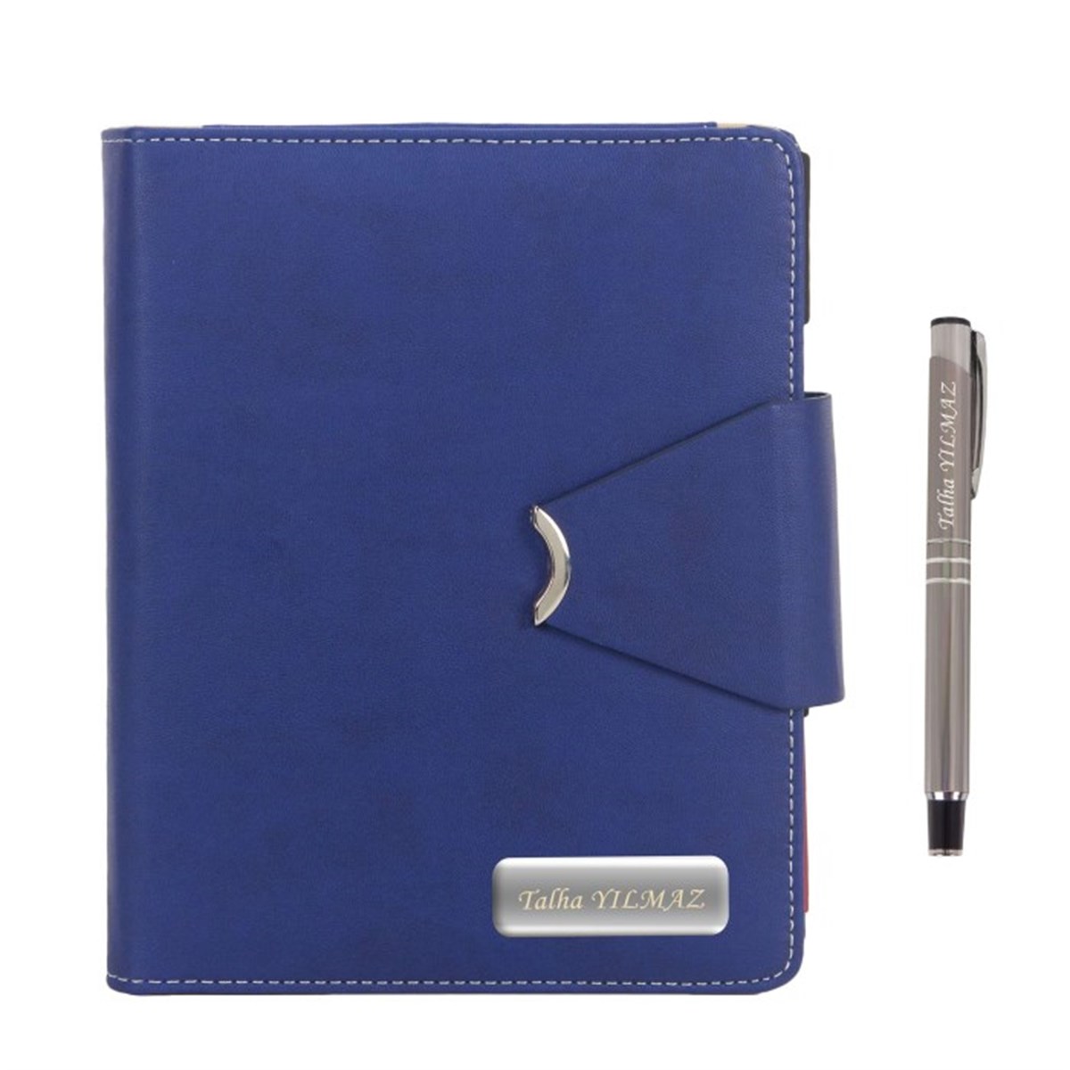İsme Özel 2020 Organizerli Ajanda ve Kalem Seti - Lacivert