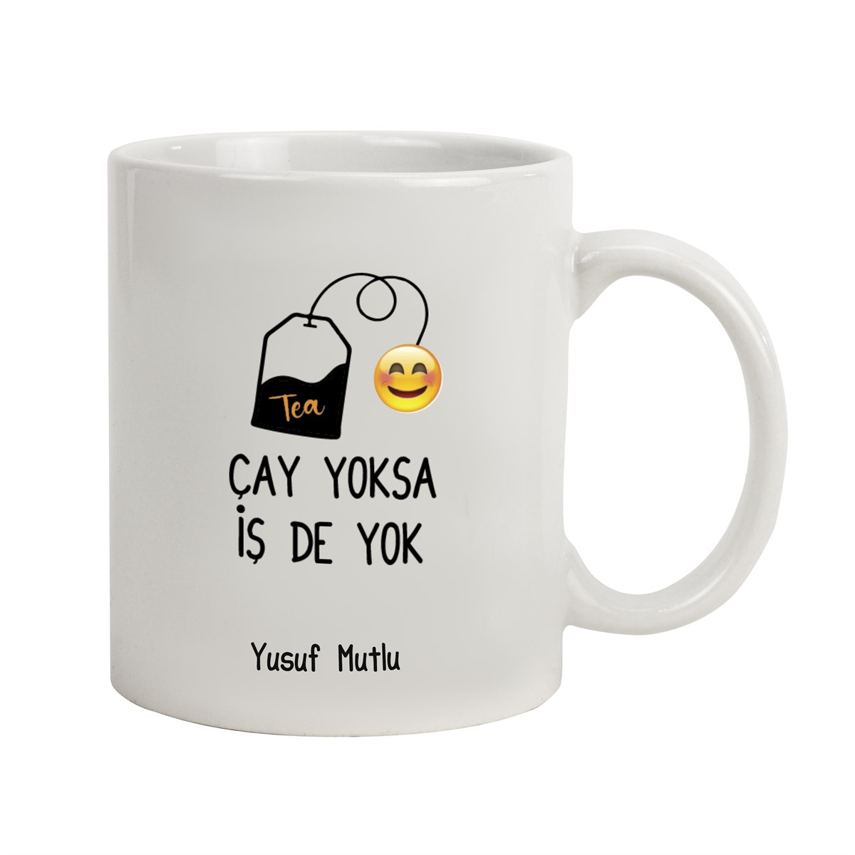 İsme Özel Çaykolik Temalı Kupa Bardak